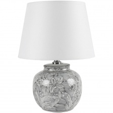 Morwena Lamp with White Shade by Grand Illusions
